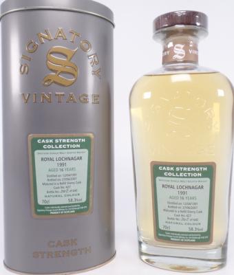 Royal Lochnagar 1991 SV Cask Strength Collection #427 58.3% 700ml