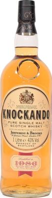 Knockando 1986 by Justerini & Brooks Ltd 43% 1000ml