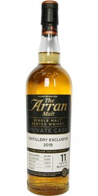 Arran 2007 Distillery Exclusive 2019 Bourbon Barrel 2007/828 58.4% 700ml