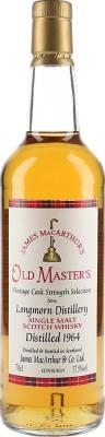 Longmorn 1964 JM Old Master's Vintage Cask Strength Selection #3787 57.5% 700ml