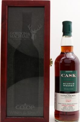 Longmorn 1967 GM Cask Strength Refill Sherry Hogshead #4619 Calgary Co-op Wines & Spirits 48.3% 700ml