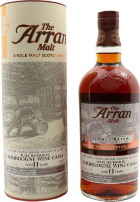 Arran 11yo Small Batch Bourgogne Wine Casks 54.2% 700ml