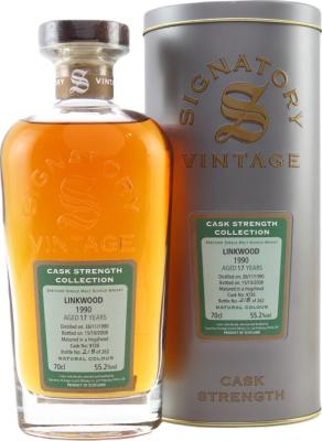 Linkwood 1990 SV Cask Strength Collection #9726 55.2% 700ml