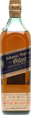 Johnnie Walker Oldest Highest Awards Aged 15 to 60 years 43% 750ml