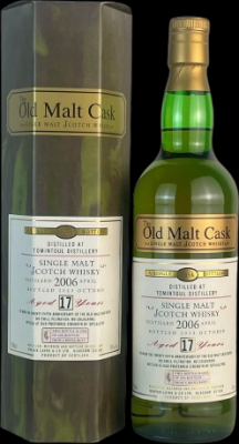 Tomintoul 2006 HL The Old Malt Cask 25th Anniversary Refill Sherry Butt 50% 700ml