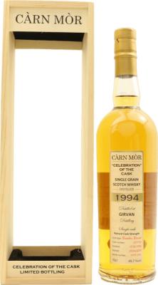 Girvan 1994 MMcK Carn Mor Celebration of the Cask Bourbon Barrel #137174 49.7% 700ml