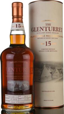 Glenturret 1991 Limited Edition Single Cask Bottling #638 55.3% 700ml