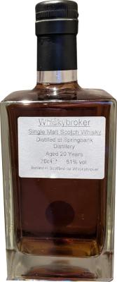 Springbank 1995 WhB Old Analyst Fresh Sherry Hogshead 51.4% 700ml