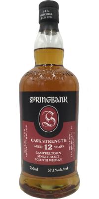 Springbank 12yo 57.1% 750ml