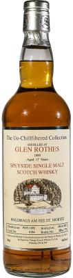 Glenrothes 1995 SV The Un-Chillfiltered Collection #6184 World of Whisky St. Moritz 46% 700ml