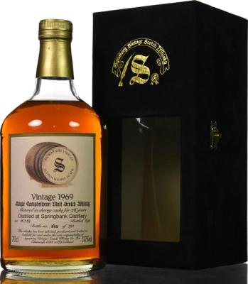 Springbank 1969 SV Vintage Collection Dumpy Sherry Cask 52.8% 700ml