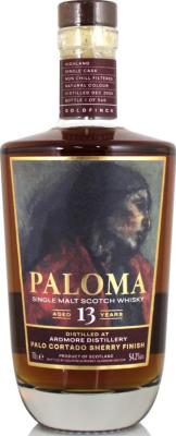 Ardmore 2008 GWM Paloma Palo Cortado Sherry Cask Fnish 54.2% 700ml