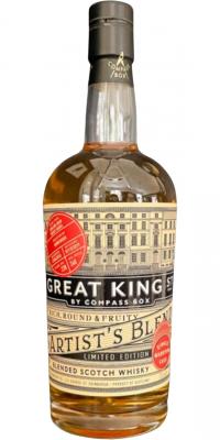 Great King Street Artist's Blend Ex Lowland Grain Whisky Barrel 238 Hawksmoor 49% 700ml