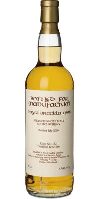 Royal Brackla 1996 SV Bottled for Manufactum Bourbon #133 57.9% 700ml