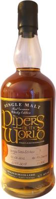 Sin-Gold Pipers of the World Single Cask Edition 1st Fill Sherry 46% 700ml