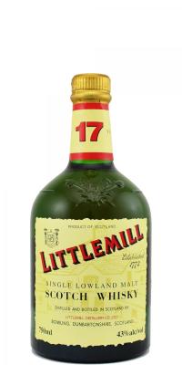 Littlemill 17yo Single Lowland Malt Scotch Whisky 43% 750ml