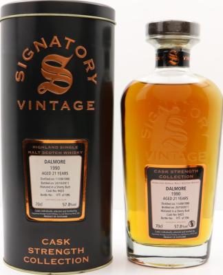 Dalmore 1990 SV Cask Strength Collection Sherry Butt #9423 57.8% 700ml