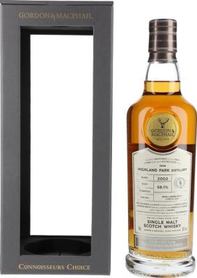 Highland Park 2002 GM Connoisseurs Choice Cask Strength Refill Sherry Butt #6431 58.1% 700ml