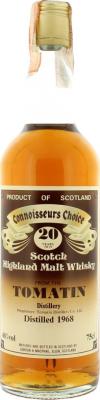 Tomatin 1968 GM Connoisseurs Choice 40% 750ml