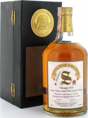 Highland Park 1974 SV Vintage Collection Dumpy Oak Cask #7137 57% 750ml