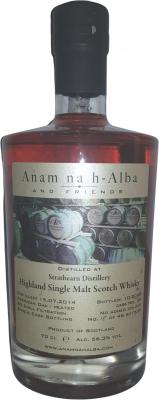 Strathearn 2014 ANHA Anam na h-Alba and Friends American Oak Peated #55 56.3% 700ml