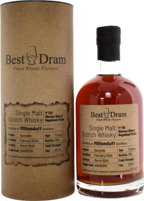 Miltonduff 2009 BD 11yo 900031B 57.1% 700ml