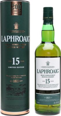 Laphroaig 15yo 200 Years of Laphroaig 43% 700ml