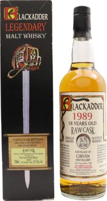 Girvan 1989 BA Raw Cask 18yo Oak Barrel #110603 56.7% 700ml