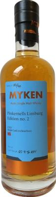 Myken 4yo Pinkernells Limburg Edition no. 2 Ex-Bourbon Cask 65.4% 500ml
