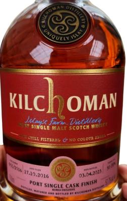Kilchoman 2016 Port Single Cask Finish Korea Exclusive 57.7% 700ml