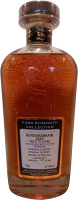 Bunnahabhain 2001 SV Cask Strength Collection Sherry Butt 910 Denmark exclusive 57.8% 700ml