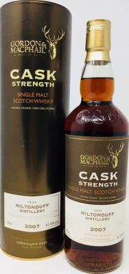 Miltonduff 2007 GM Cask Strength Refill Sherry Hogshead #900816 61.6% 700ml