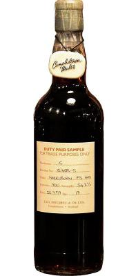 Hazelburn 1997 Duty Paid Sample For Trade Purposes Only Fresh Sherry Hogshead Rotation 12/408-5 54.2% 700ml