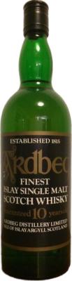 Ardbeg 10yo Guaranteed Finest Islay Single Malt 46% 750ml