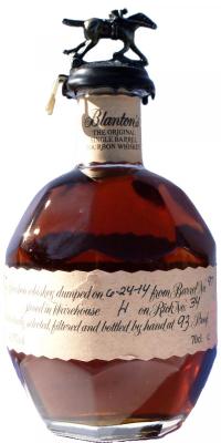 Blanton's The Original Single Barrel Bourbon Whisky #4 Charred New American White Oak Barrel 97 46.5% 700ml