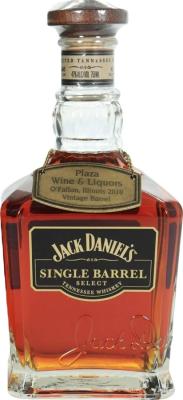 Jack Daniel's Single Barrel Select Plaza Wine & Liquors 47% 700ml