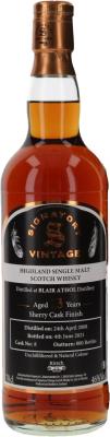 Blair Athol 2008 SV The Un-Chillfiltered Collection Sherry Cask Finish Kirsch Import 46% 700ml
