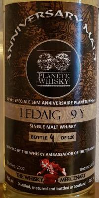 Ledaig 2007 TWM Bourbon Cask 5eme Anniversaire Planete Whisky 51.5% 700ml