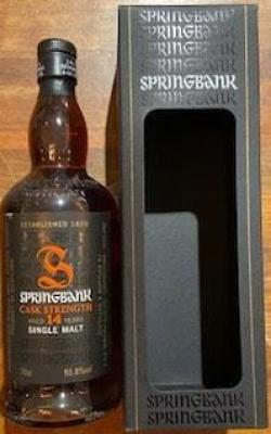 Springbank 1996 Vintage for Denmark Madeira Hogshead 55.8% 700ml