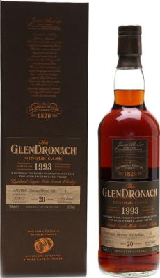 Glendronach 1993 Single Cask Batch 9 Oloroso Sherry Butt 53% 700ml