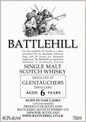 Glentauchers 6yo BSW 46% 750ml