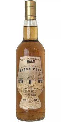 Braon Peat 2010 WW8 The Warehouse Dram Refill Port Wine Cask W80418 57.9% 700ml