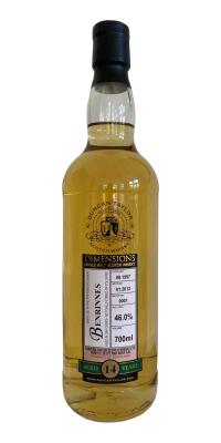 Benrinnes 1997 DT Dimensions Oak Casks Batch 0001 46% 700ml