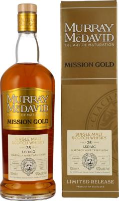 Ledaig 1997 MM Mission Gold Margaux Wine Finish 57.2% 700ml