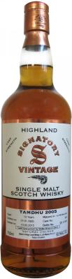 Tamdhu 2005 SV Vintage Collection Cask Strength 1st Fill Sherry Butt #354 60.5% 750ml