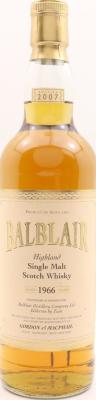 Balblair 1966 GM Rare Vintage 43% 700ml