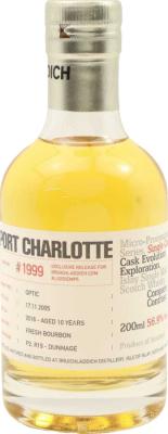 Port Charlotte #LADDIEMP5 2005 Micro-Provenance Series 10yo Fresh Bourbon Cask #1999 56.9% 200ml