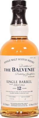 Balvenie 12yo Single Barrel First Fill Ex-Bourbon #15234 47.7% 700ml