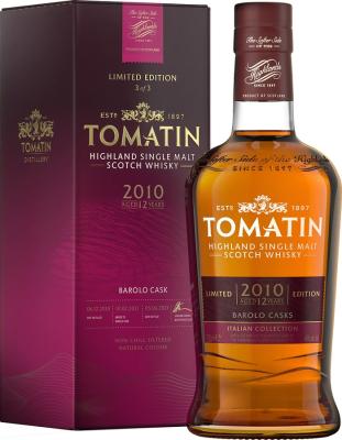 Tomatin 2010 Italian Collection Barolo Wine Casks 46% 700ml