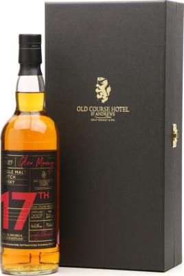 Glen Moray 2007 17th Old Course Hotel First Filled Barrel #5687 46% 700ml